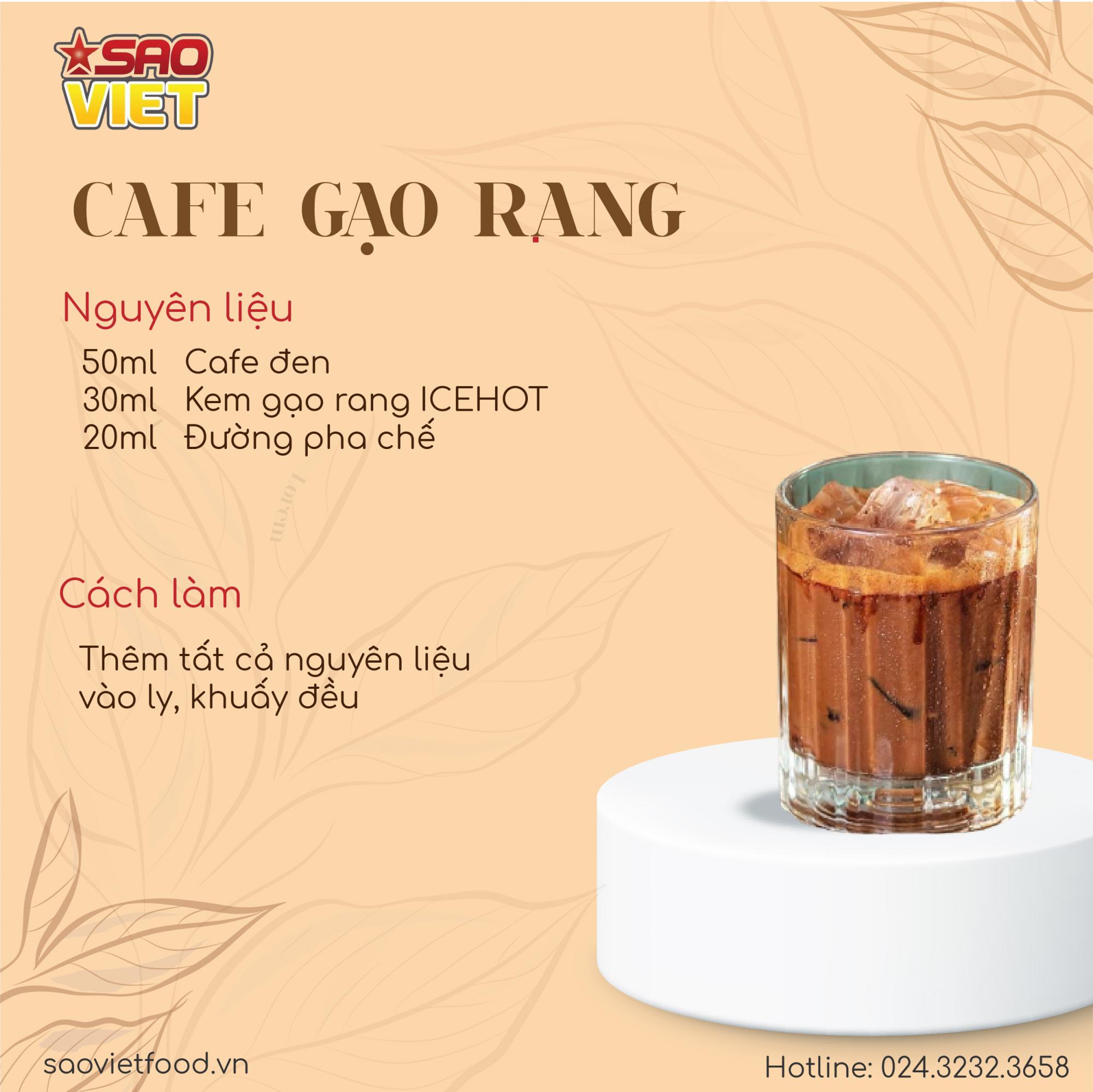 Cafe Gạo Rang