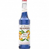 Sirô vỏ cam xanh (Blue Curacao) hiệu Monin-chai 700ml