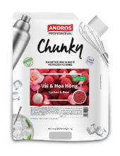 Mứt Chunky vị Vải & Hoa Hồng 1kg